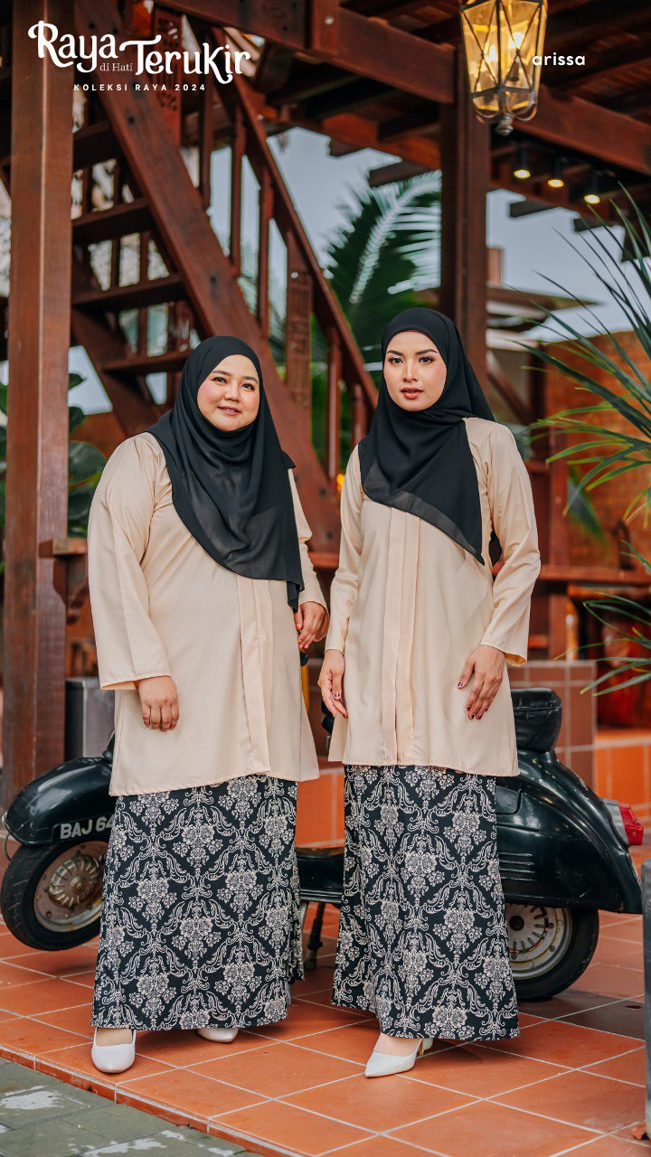 KURUNG WANITA SET MUSLIMAH KEBARUNG KEMBOJA PLUSSIZE S-5XL by ARISSA - READY STOCK, BAJU RAYA 2024 TRENDING