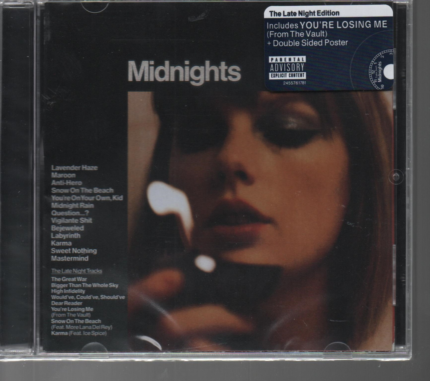 Taylor Swift - Midnights ( The Late Night Edition CD ) EU Press Ready Stock