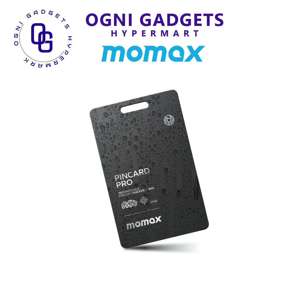 Momax PinCard Pro - Rechargeable Find My Tracker