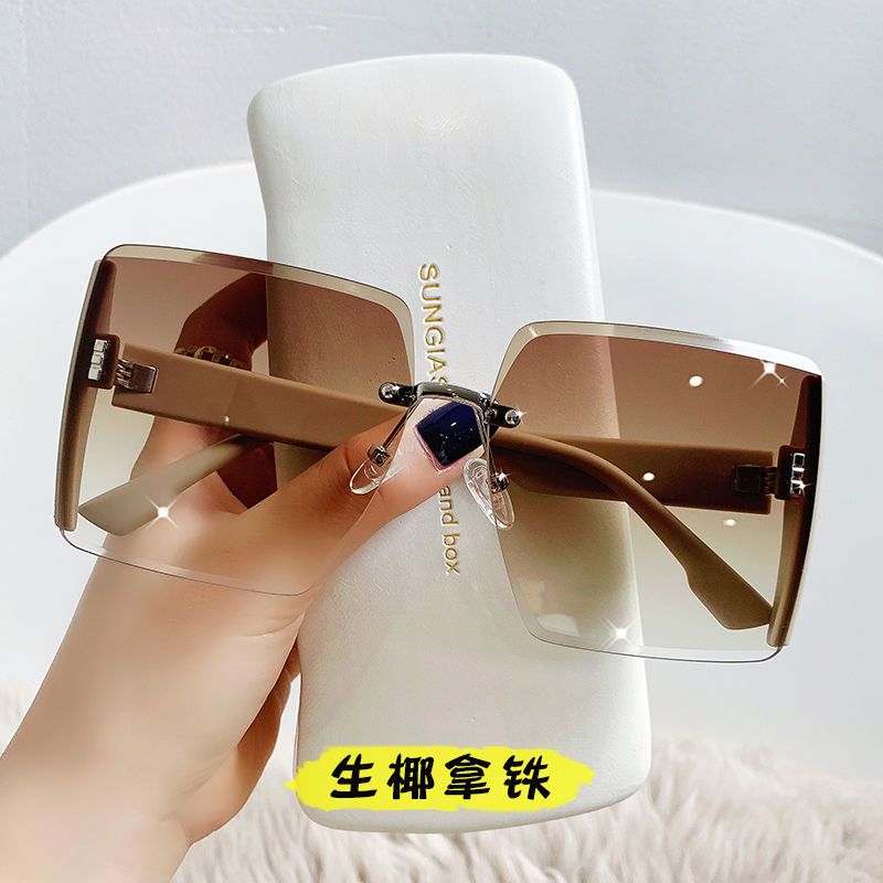 Women's Sunglasses UV Protection Sun Glasses Rimless Premium Sunglasses PTQ