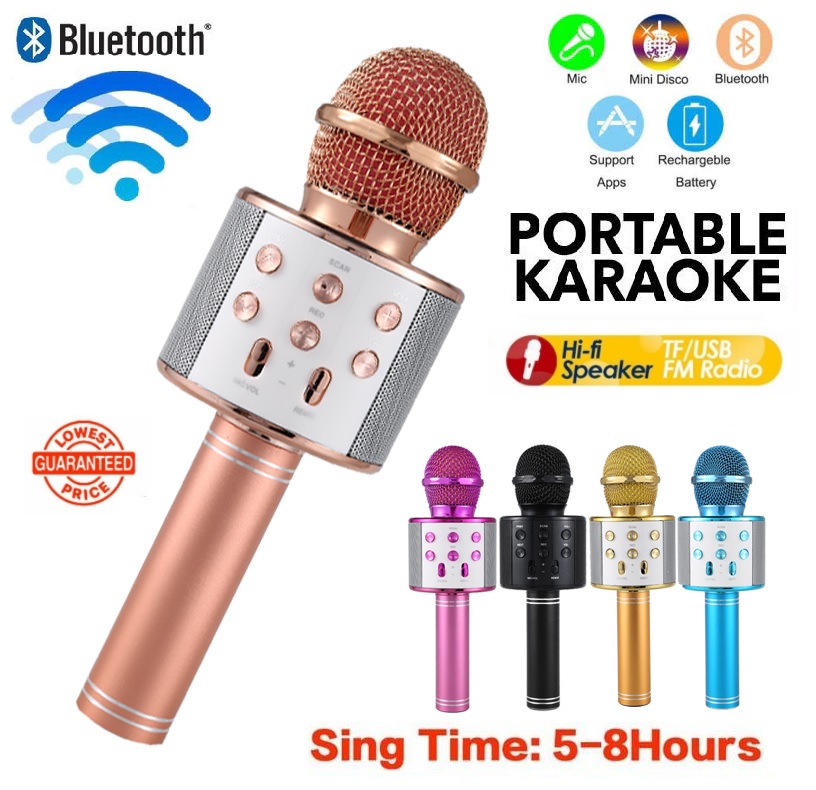 WS858 Wireless Microphone Karaoke