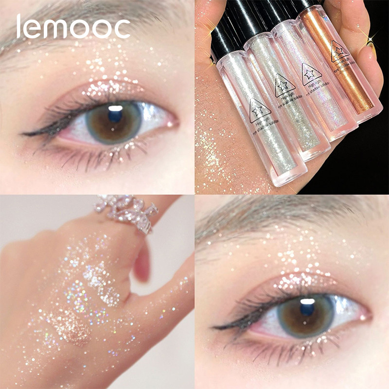 Liquid Eyeshadow High Pigment Eyeshadow High Gloss Brightening Monochrome Eyeshadow