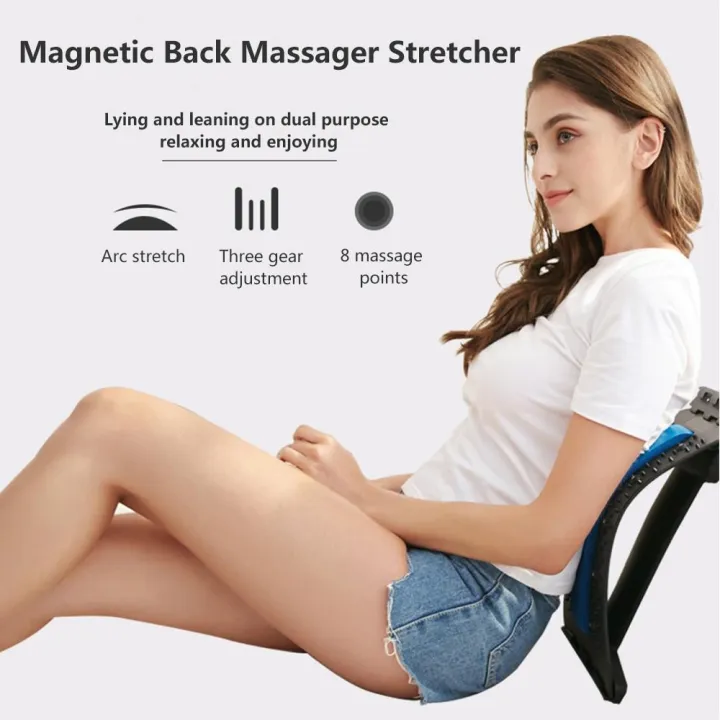 Adjustment Back Massager Stretcher Massage Tools Fitness Equipment